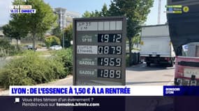 Lyon : de l'essence à 1,50 euros à la rentrée ?