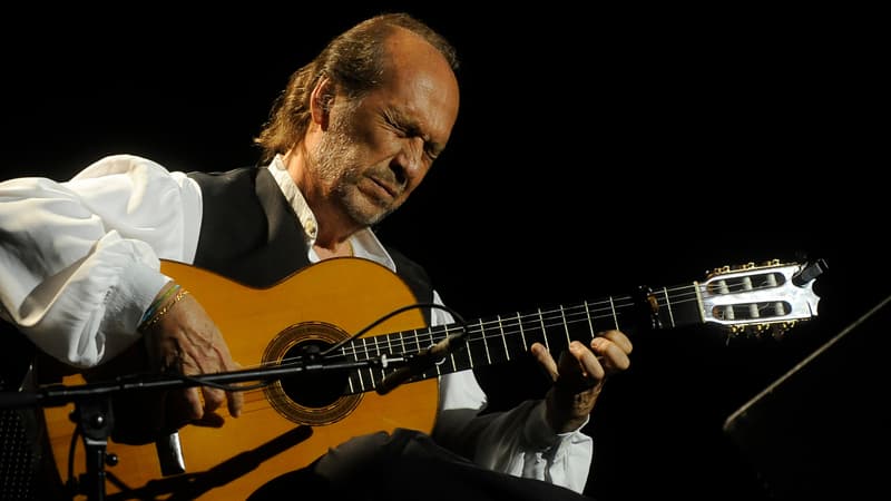 Paco de Lucia au festival de jazz de Vitoria, le 20 juillet 2013.