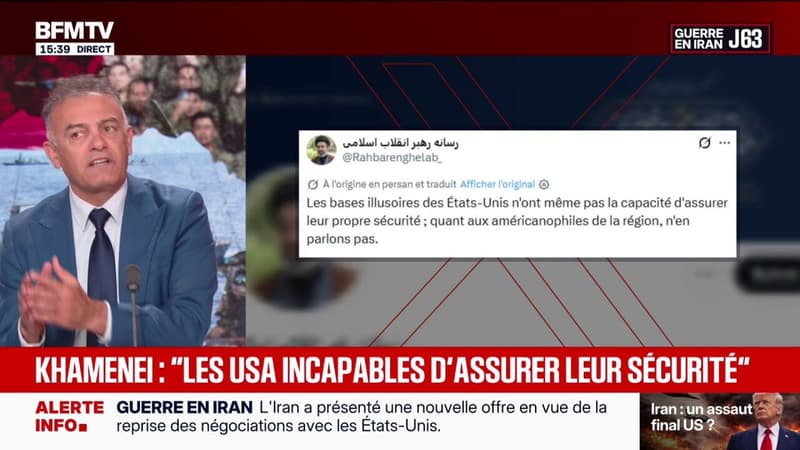 Guerre au Moyen-Orient: "Les bases illusoires des États-Unis n'ont même pas la capacité d'assurer leur propre sécurité", affirme l'Iran