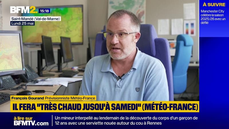 Fortes chaleurs: "Le réchauffement climatique favorise le déclenchement de ce type de phénomène", explique Météo-Francece