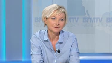 Hélène Fresnel, journaliste à Psychologies Magazine et compagne de Bernard Maris, sur BFMTV le 5 janvier 2015.