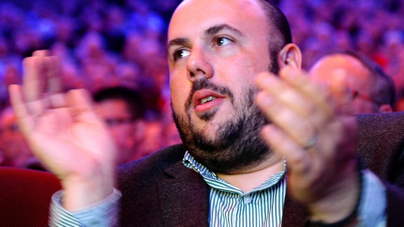 Philippe Vardon, lors d'un meeting de Marion Maréchal Le Pen.