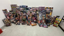 Plusieurs kilos d'artifices ont été saisis à la frontière franco-allemande.