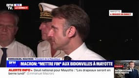 Bilan provisoire de 31 morts à Mayotte: "Il est vraisemblable qu'il y ait beaucoup plus de victimes", assure Emmanuel Macron