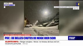 Pas-de-Calais: de belles chutes de neige jeudi soir
