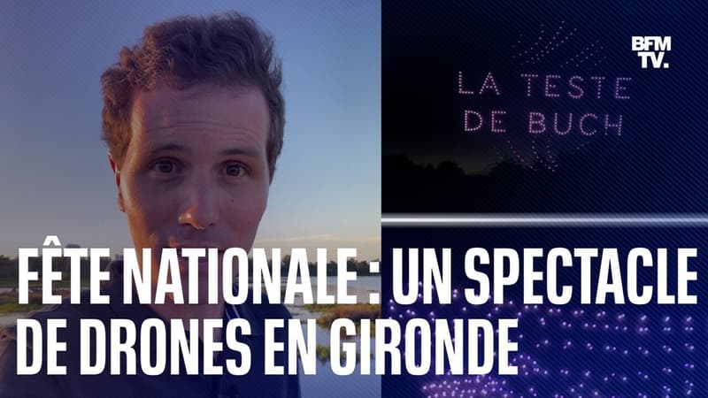 Un an après les incendies en Gironde, La Teste-de-Buch a remplacé son feu d'artifice de la fête nationale par un spectacle de drones