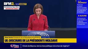 "Cette adhésion est une course contre la montre", estime la présidente de la Moldavie