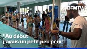  ROBIN DE BFM - Ils profitent des vacances pour apprendre à nager