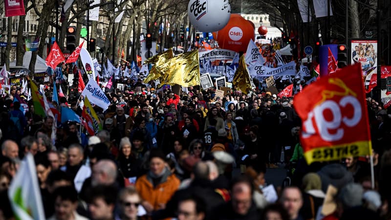 300.000 personnes ont manifesté à Paris ce jeudi 16 février 2023.