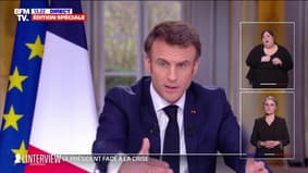 Emmanuel Macron: "L'école, la santé, l'écologie, c'est ça les trois priorités" 