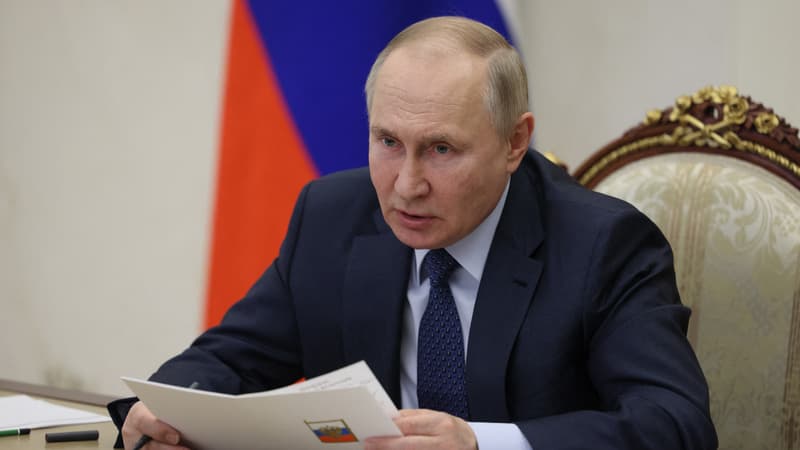 Vladimir Poutine à Moscou le 7 décembre 2022
