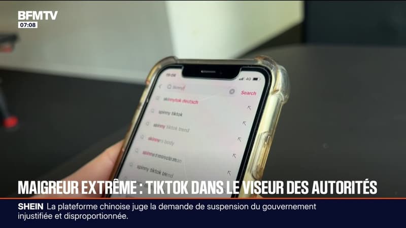 "Skinnytok", la tendance qui pousse à la maigreur extrême sur Tiktok dans le viseur des autorités
