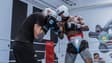 Salahdine Parnasse à Milan lors de la préparation de son premier combat en boxe anglaise, en 2025