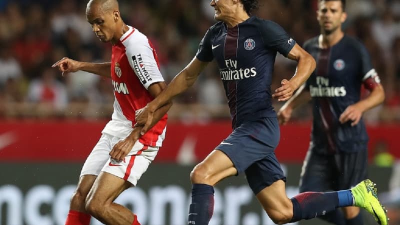 Fabinho et Edinson Cavani