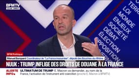 Groenland: pour Manuel Bompard (LFI), Donald Trump a "une stratégie réfléchie", de "rançonner les pays de l'Union européenne" 