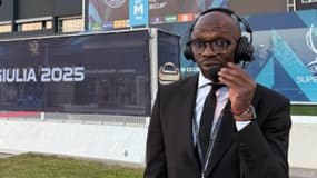 Claude Makélélé sur RMC avant la Supercoupe d'Europe entre le PSG et Tottenham, le 13 août 2025 à Udine