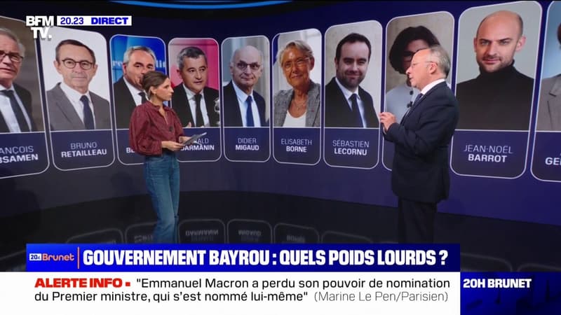 LES ÉCLAIREURS - Les personnalités pressenties pour entrer au gouvernement de François Bayrou