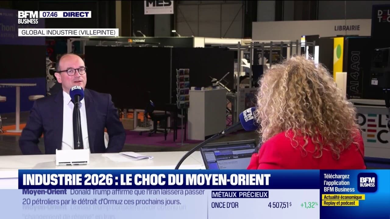 En direct du salon Global Industrie : Sébastien Martin, Ministre délégué chargé de l'Industrie