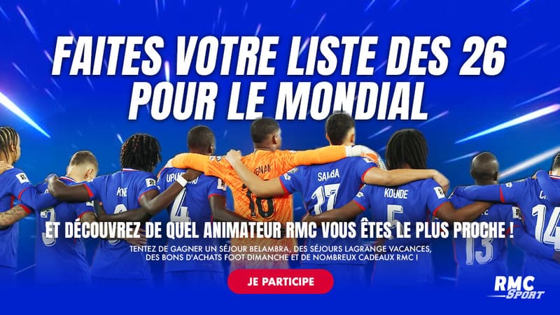 PARTICIPEZ AU JEU "SELECTION DES 26"