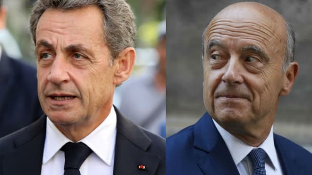 Nicolas Sarkozy et Alain Juppé, candidats malheureux à la primaire de la droite