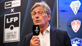 Nicolas de Tavernost lors de la présentation de Ligue1+, le 10 juillet 2025.