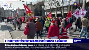 Hauts-de-France: les retraités manifestaient ce jeudi dans la région