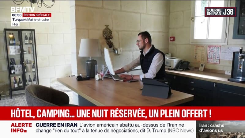 Hôtel, camping... Pour une nuit réservée, ces établissements offrent du carburant à leurs clients