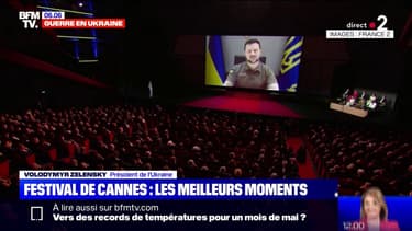 Festival de Cannes, 1er jour: l'intervention surprise de Zelensky, le premier tapis rouge, la première palme d'honneur