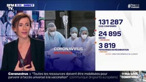 Coronavirus: 24.895 morts depuis le début de l'épidémie, 135 de plus en 24h