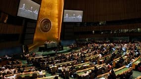 L'Assemblée générale des Nations unies s'est prononcée jeudi par vote en faveur de l'admission du Soudan du Sud, qui devient le 193e membre de l'organisation internationale. /Photo prise le 14 juillet 2011/REUTERS/Shannon Stapleton