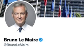 Le profil Twitter de Bruno Le Maire