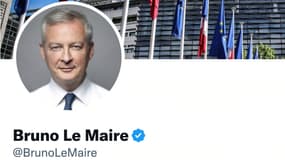 Le profil Twitter de Bruno Le Maire