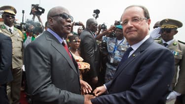 François Hollande et son homologue malien IBK.