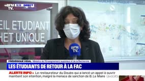 Frédérique Vidal: "L'objectif c'est de pouvoir maintenir du lien et l'enseignement en présentiel" dans les universités