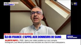 Ile-de-France: le directeur de l'établissement français du sang, explique que l'établissement "a plus de mal à collecter" du sang au mois de mai