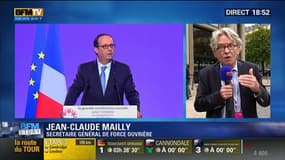 BFM Story: Conférence sociale: Pourquoi la CGT et FO ont décidé de boycotter la deuxième journée ? - 07/07