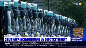 Trois bus RATP incendiés dans un dépôt cette nuit