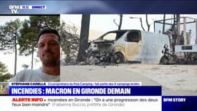 Incendies: Emmanuel Macron est attendu en Gironde ce mercredi, une rencontre avec les propriétaires des campings brûlés est prévue