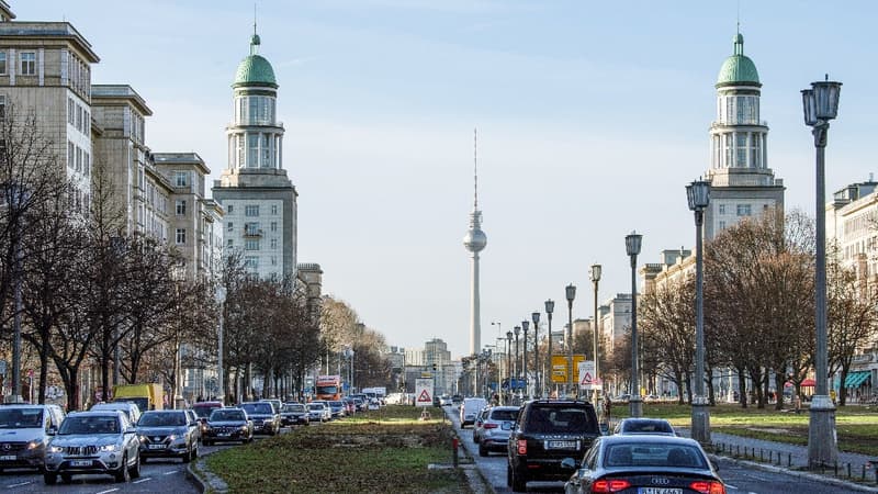 Une vue de la Karl Marx Allee
