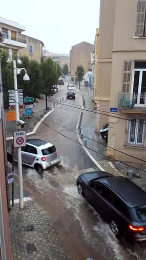 A Bandol, les rues sous l'eau après la pluie - Témoins BFMTV
