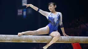 La gymnaste japonaise Shoko Miyata en 2022.