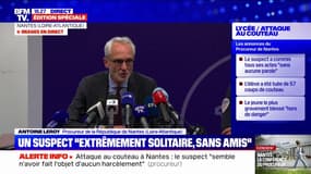 Attaque au couteau à Nantes: le procureur explique que les "difficultés psychologiques" du suspect étaient déjà "prises en charge"