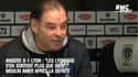 Angers 0-1 Lyon : "Les Lyonnais s’en sortent plus que bien", Moulin amer après la défaite