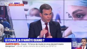 Covid-19: Olivier Véran affirme qu'il y a "entre 5 et 6% des virus en circulation dans notre pays qui correspondent à du BA.2"