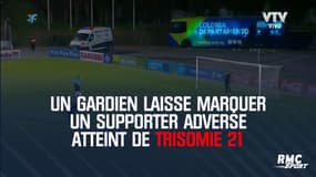 Un gardien laisse marquer un supporter adverse atteint de trisomie 21