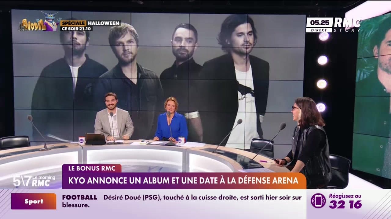 Le bonus RMC : Kyo annonce un album et une date à la Défense Arena - 30/10