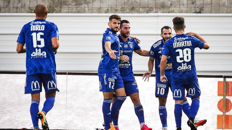 Les joueurs de Villefranche-Beaujolais.