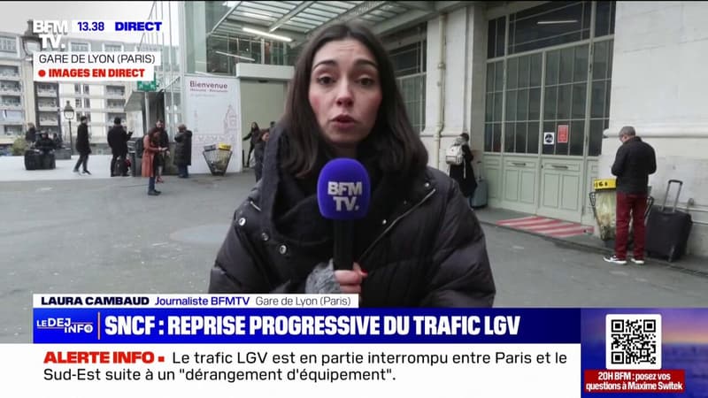 SNCF: le trafic reprend progressivement depuis la Gare de Lyon après un incident technique sur la LGV Sud-Est