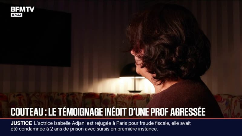 "Je pense qu'il m'aurait tuée ce jour-là": cette professeure, agressée au couteau par un élève, témoigne auprès de BFMTV