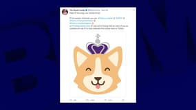 L'emoji corgi créé pour le Jubilé d'Elizabeth II